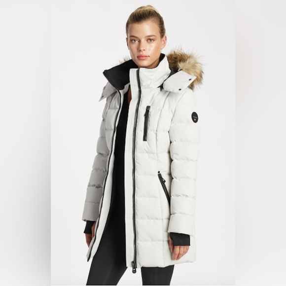 Noize Jackets & Blazers - Noize Hannah Women’s Faux Fur Trim Vegan Coat XS